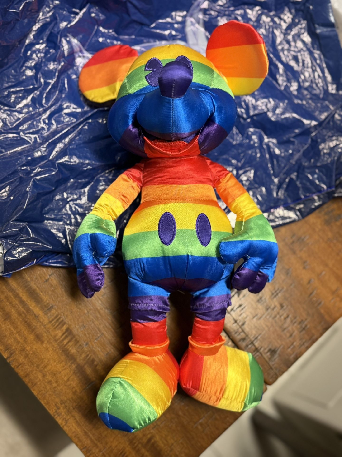 Rainbow Mickey Plush