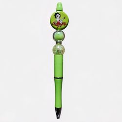 Betty Boop Green Beaded Ballpoint Twist Pen