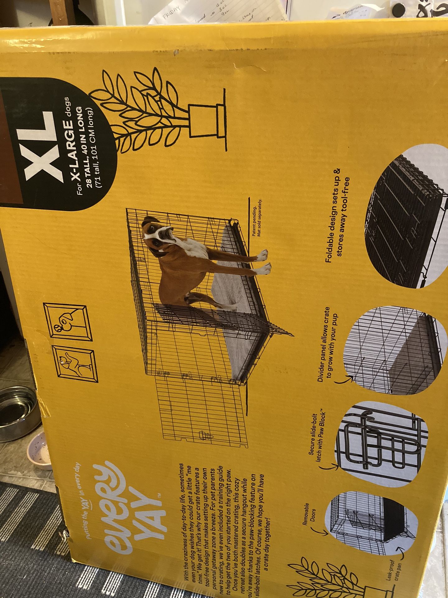 XL Dog Crate New