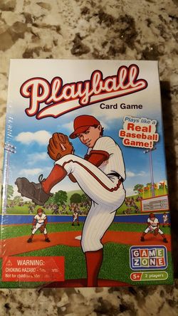 Playball card game, new