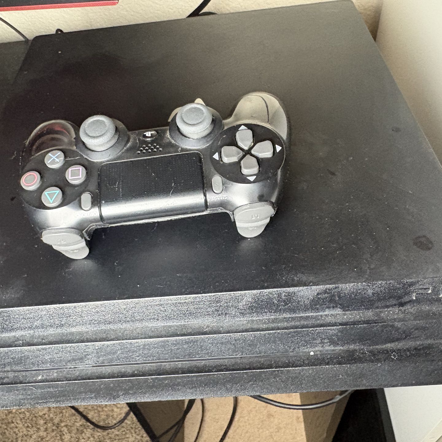 PS4 pro with controller