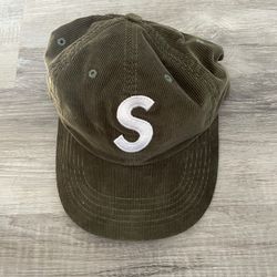 Supreme Corduroy s Logo Hat