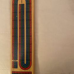 Vintage Cribbage Board  3 Track