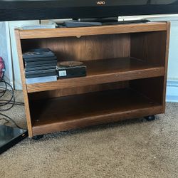 TV stand on wheels