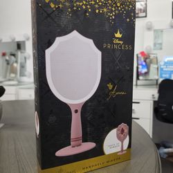 🛑 Aurora LED Handheld Makeup Mirror With Standing Base, New in the Box.