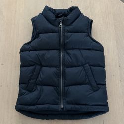 Kids Fleece Lines Puffer Vest 4T