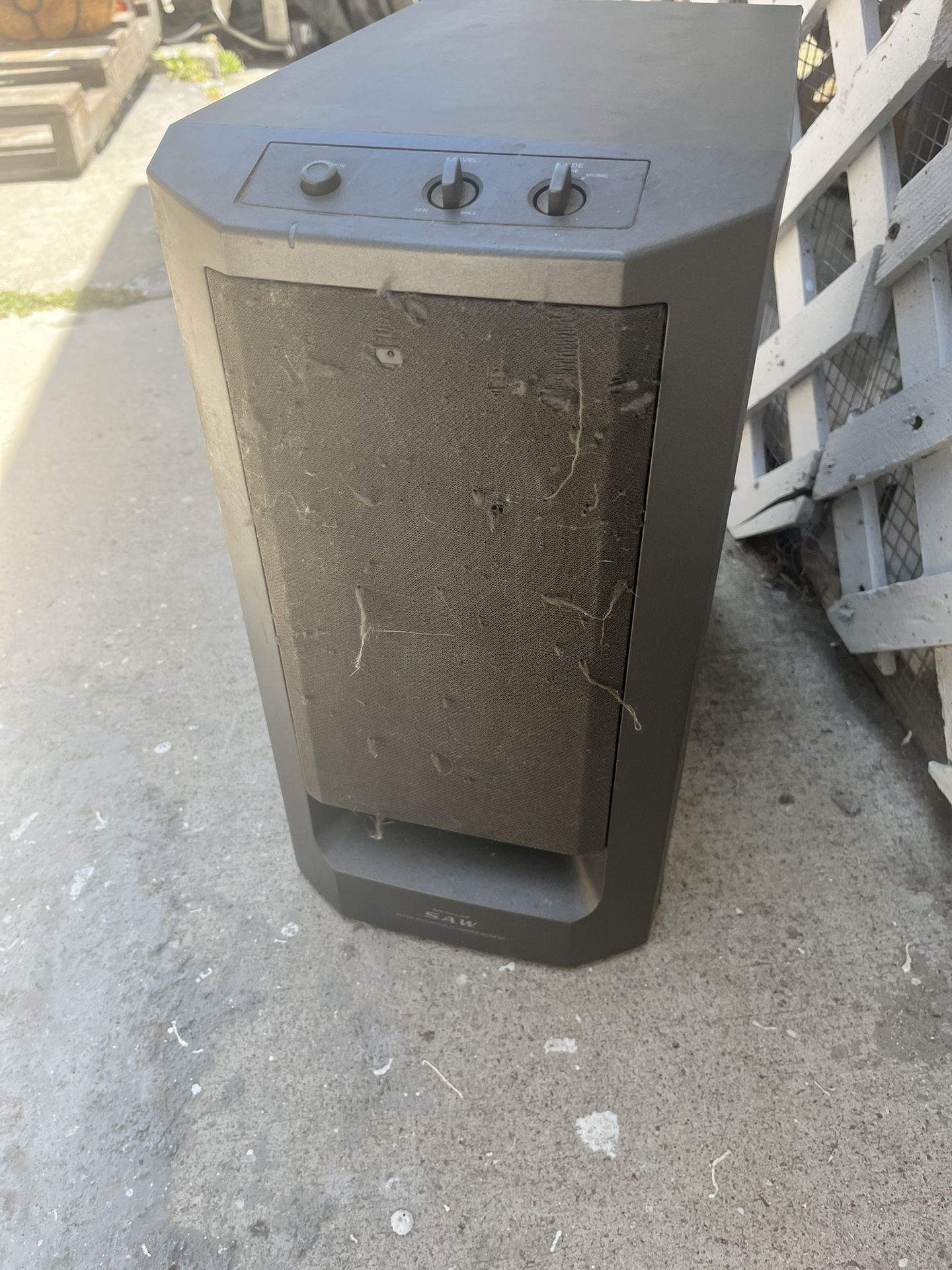 SONY surround Sound Subwoofer