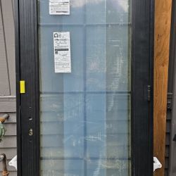 New Pella Exterior Door Black