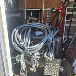 24x24 XLR Male To Female 30 Ft And A 16 Ft Snake 25 Ft