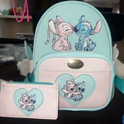 Stitch & Angel Mini Backpack 