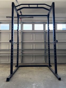 Heavy-Duty Squat Rack / Power Rack w Pull-Up Bar (Read Description)