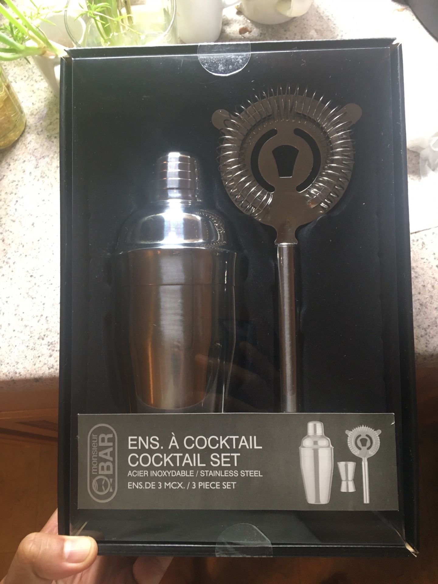3 piece cocktail set