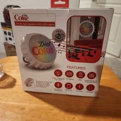 Diet Coke Speaker  Whith Color Changing Led Lights 