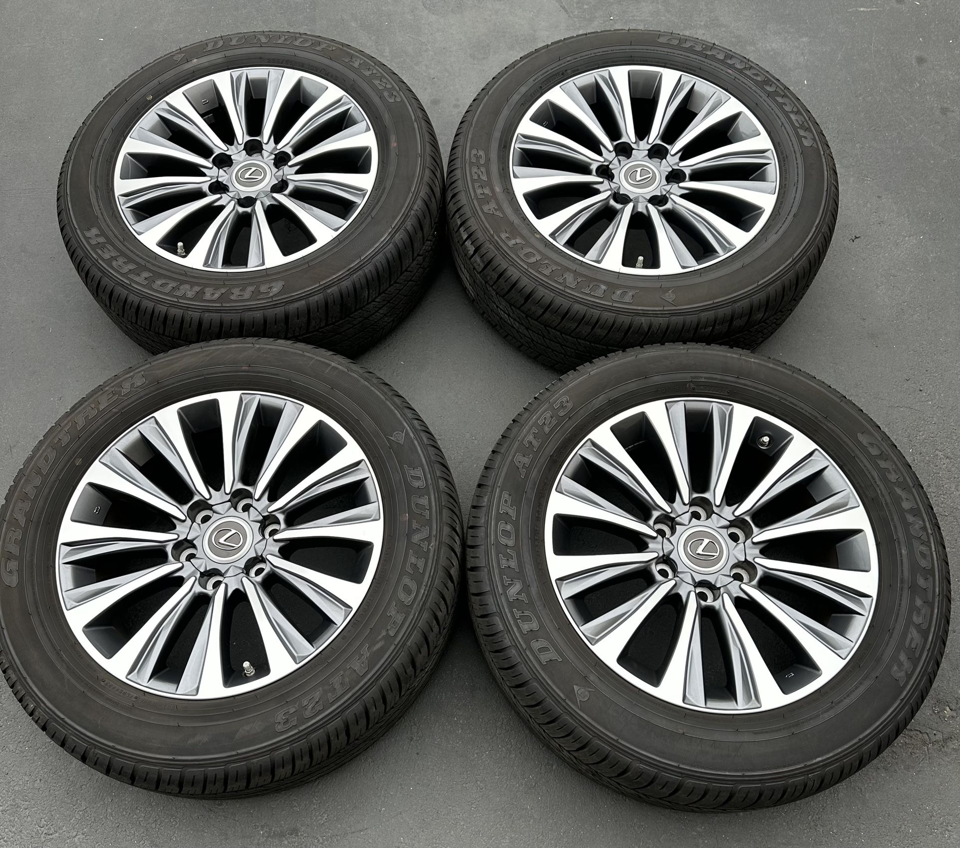 19” Lexus GX460 Factory Wheels And Tires New 2023 GX