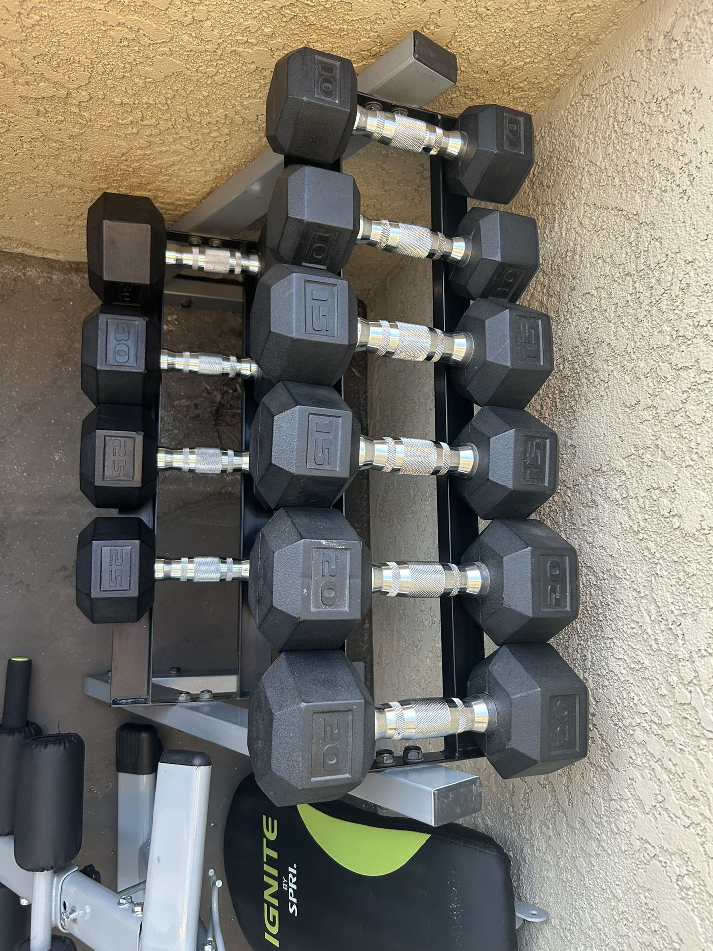 Dumbell Set And Bench
