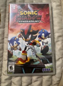 Sonic shadow Nintendo switch game