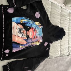 Living Lewd Anime Girl Weighted Hoodie 