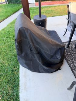 Set of 4 black patio seat covers - $25