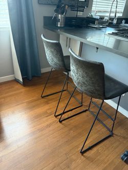 Black Leather Chairs