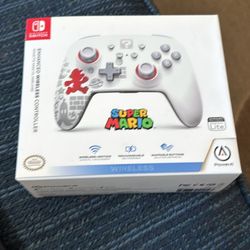 PowerA Running Super Mario Wireless Controller for Nintendo Switch White New Price Is Firm