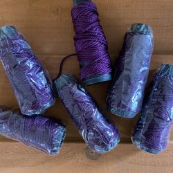 12 Meters (13 Yards)  Purple Polyester Beading Cord String  2.5mm