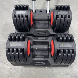 Upgraded Adjustable Dumbbell Set of 2 55lbs each