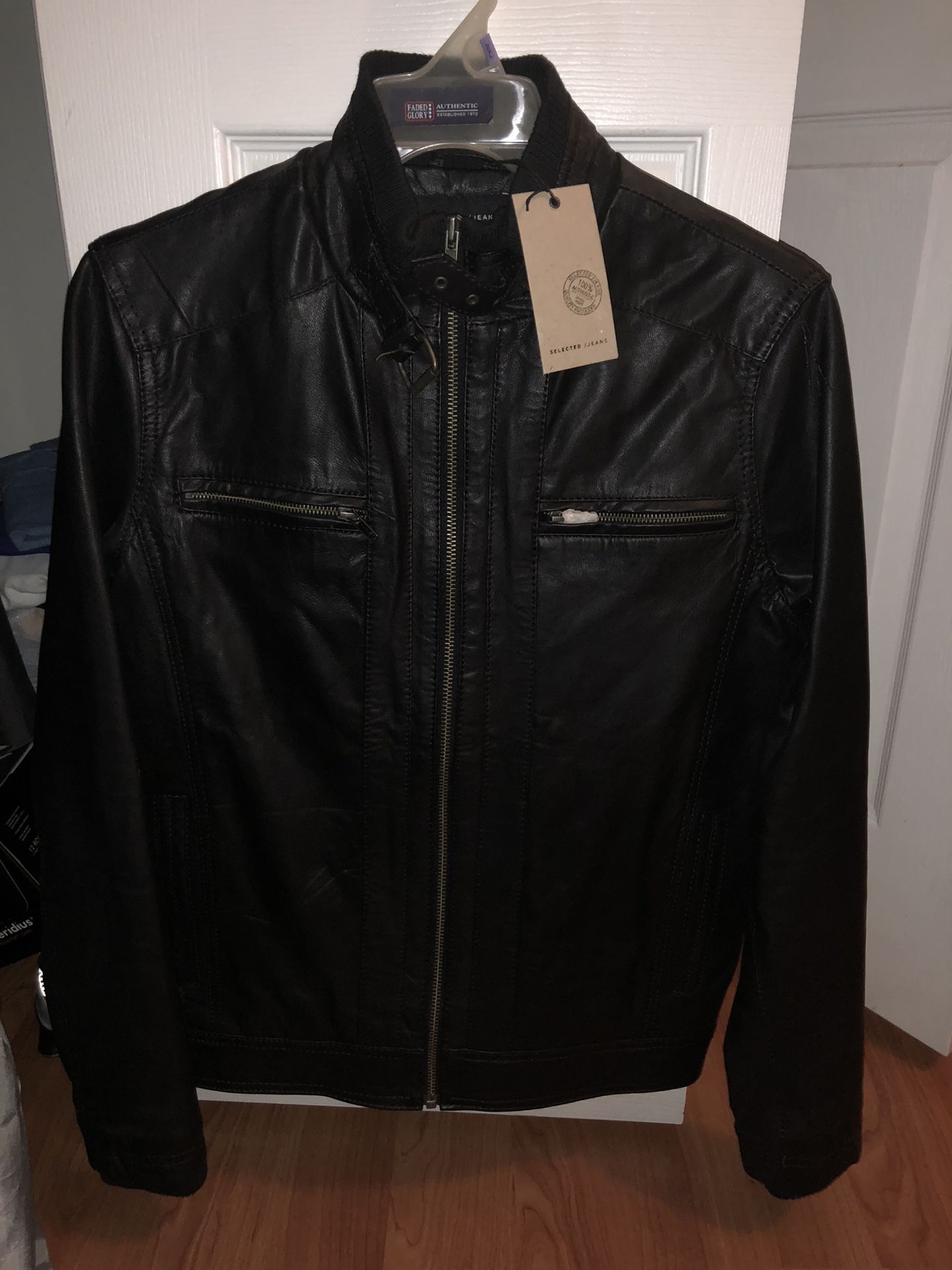 Leather jacket new