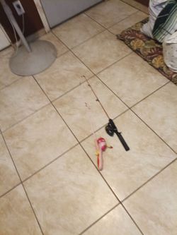 2 kids fishing pole with real for sale