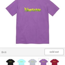 Supreme Shrek Tee (L) Purple