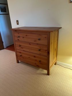 IKEA solid wood 3-drawer dresser