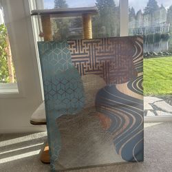 Large Canvas  Artwork (29x49in)