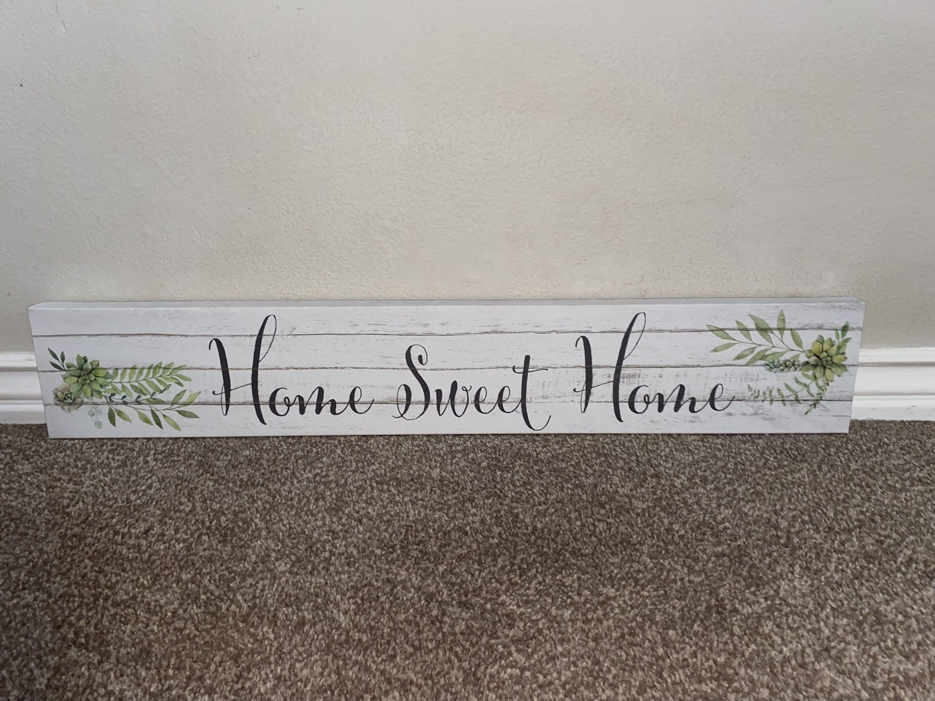 Home Sweet Home Canvas Wall Decor New