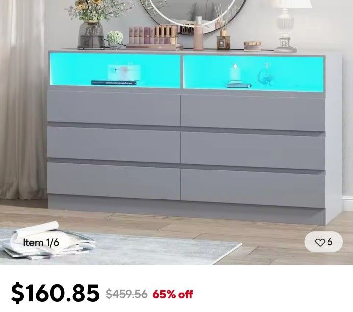 6 Drawer Dresser