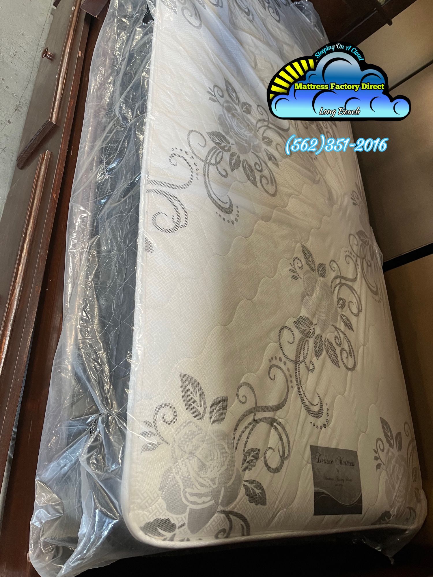 Twin Mattress Deluxe Colchon New Nuevo