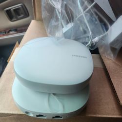 2x Samsung ConnectHome Mesh MIMO wifi router pods woth zigbee ane samsung smart things