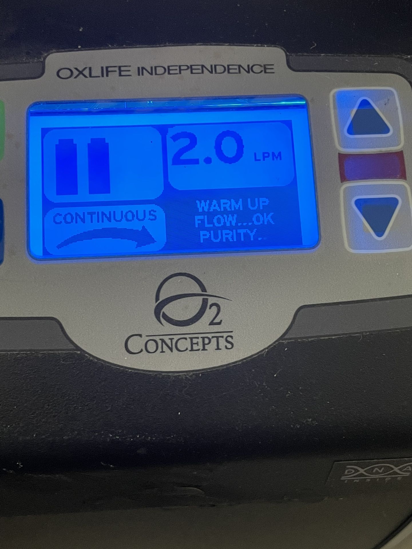 Oxlife Independence O2 Concepts Portable Oxygen System