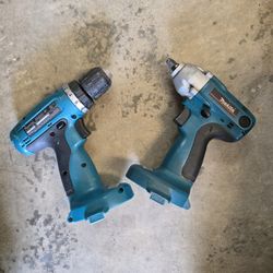 Makita Drill And Impact Drill 3/8