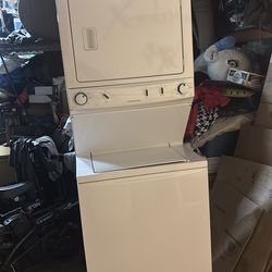 Frigidaire Stack, washer and gas dryer