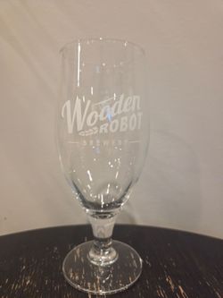 Wooden Robot Brewing Goblet Glass