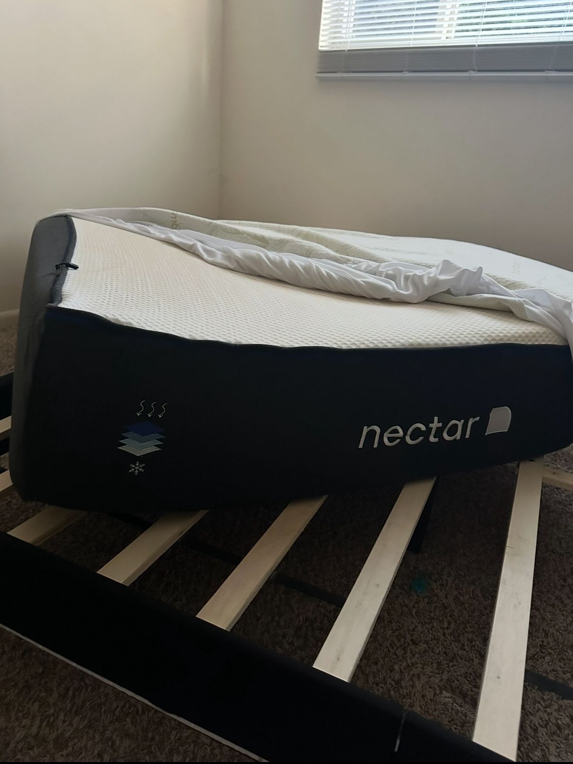 Nectar Full Mattress and bedframe