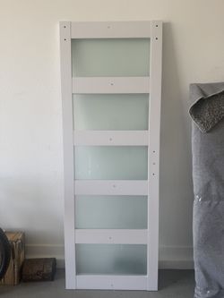 Glass Panel Barn Door