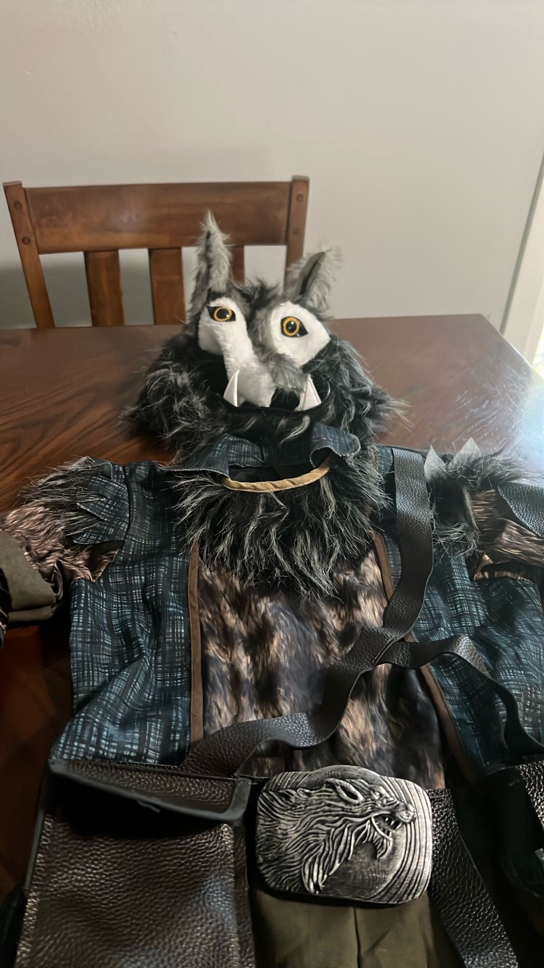 Juvenile Large Wolf Costume
