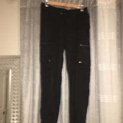 Black Cargo Dressy Pants (Banana Republic) Size Small