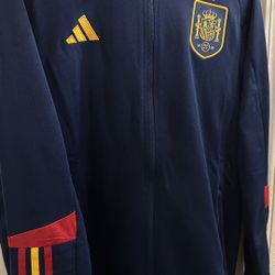 Spain 2022 - 23 World Cup Royal Blue Track Jacket 