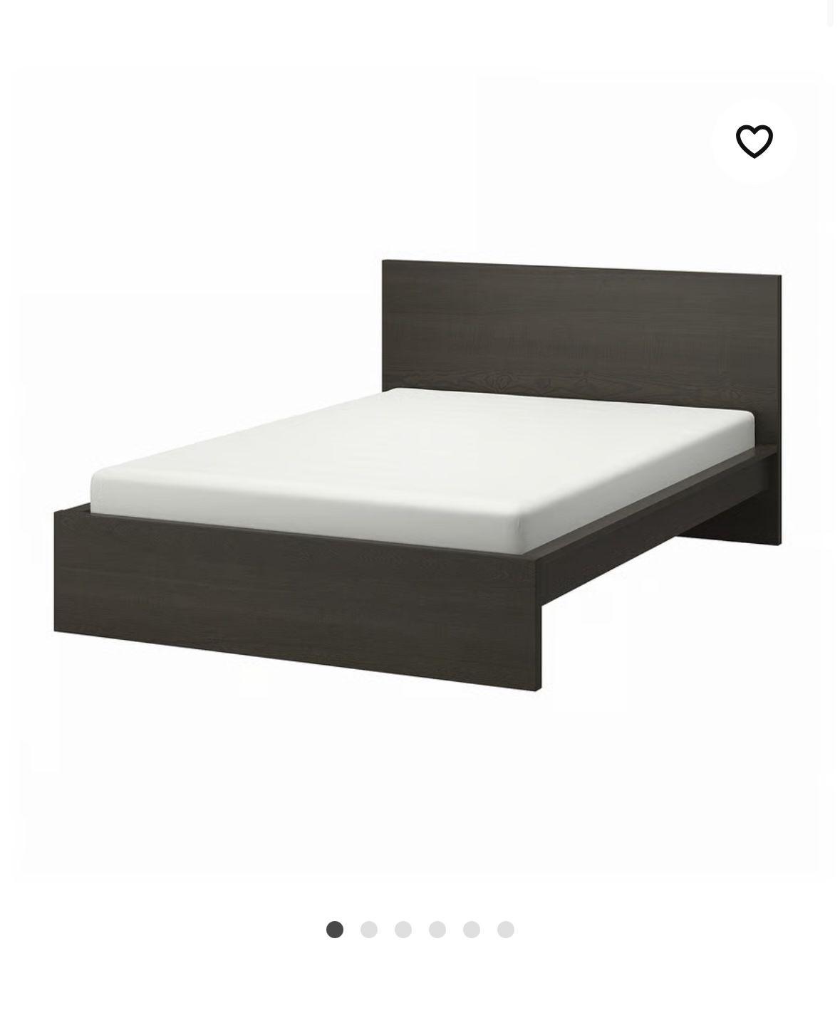 IKEA Bed Frame (queen Size) - Mattress Optional(purple Mattress)