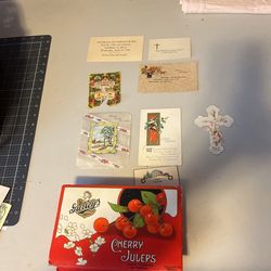Miscellaneous Greeting Cards And Candy Box
