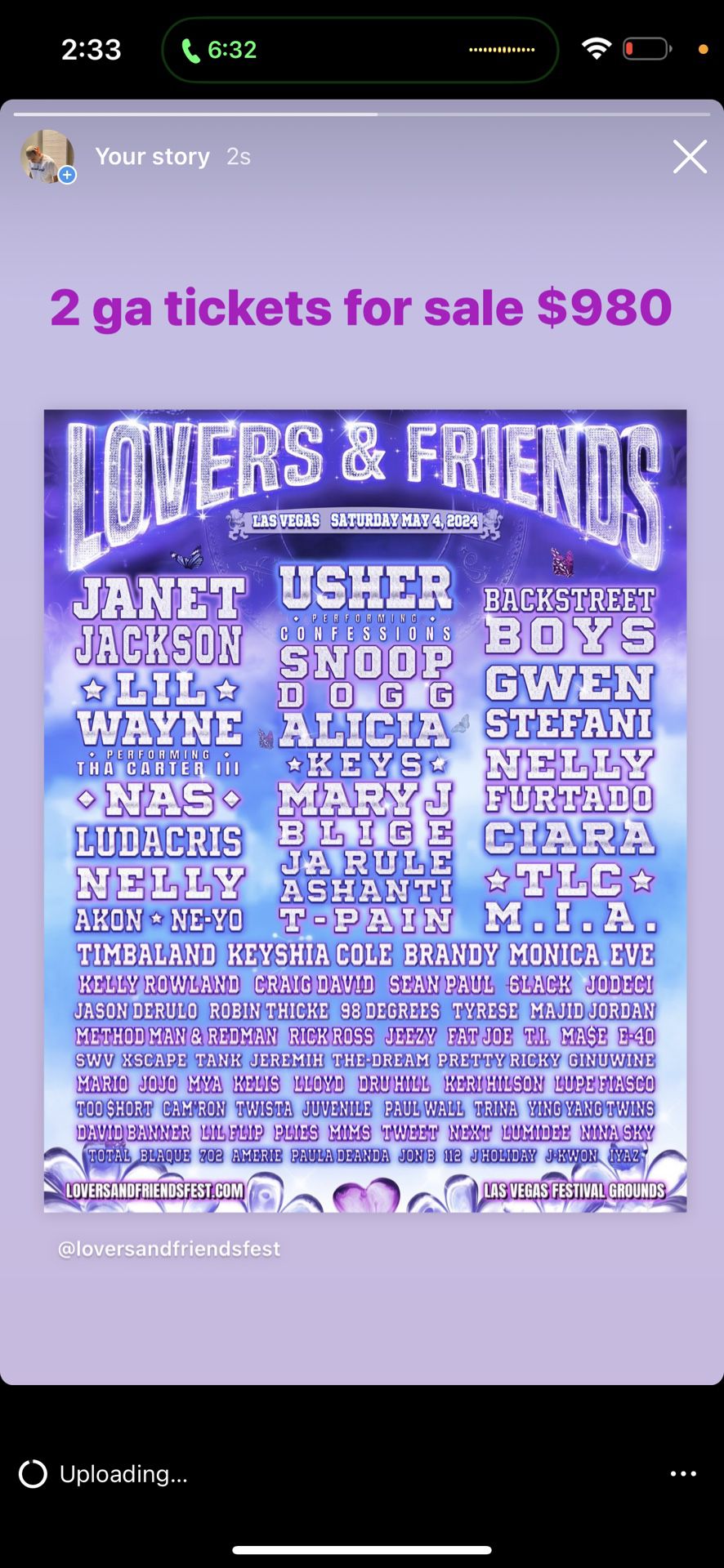 2 Ga Lover And Friends Tickets 