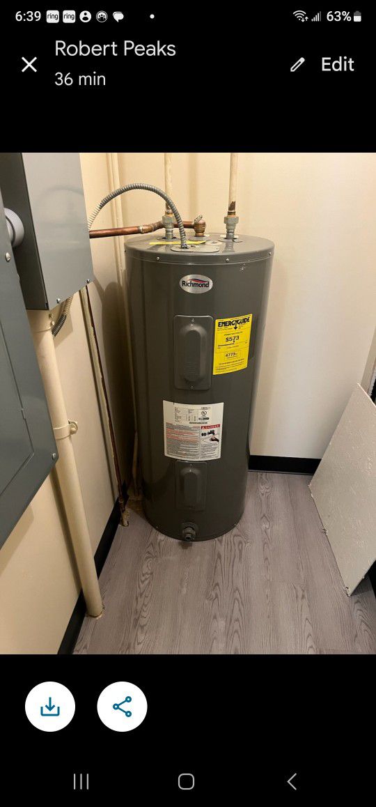 40 Gallon Electric Water Heater 