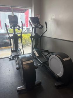 Precor EFX Ellipticals with P82 Screen in Excellent Condition.  Commercial Gym Equipment.