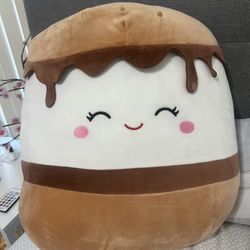 Squishmallow KellyToys - 16inch) - Carmelita The S'Mores - Super Soft Plush Toy Animal Pillow